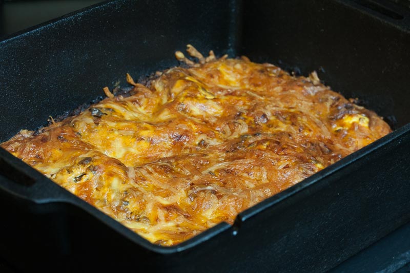 Chorizo Linsen Lasagne