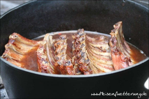 Ginger Ale Ribs aus dem Dutch Oven