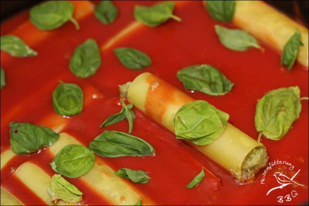 Cannelloni aus dem Dutch Oven