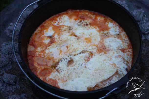 Cannelloni aus dem Dutch Oven