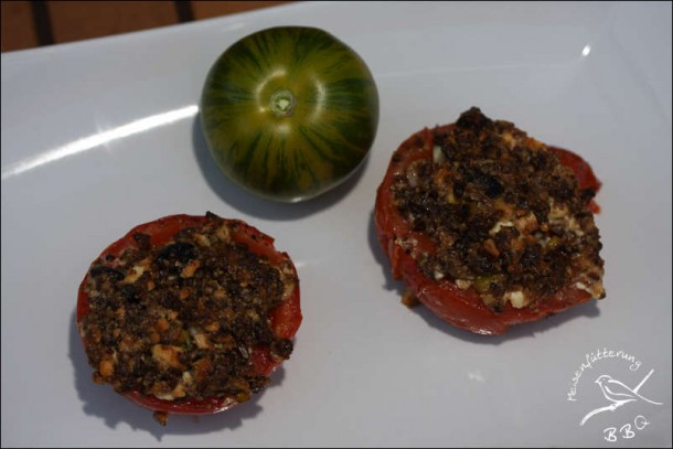 Gratinierte Tomaten – Mediterrane Beilage - Meisenfütterung