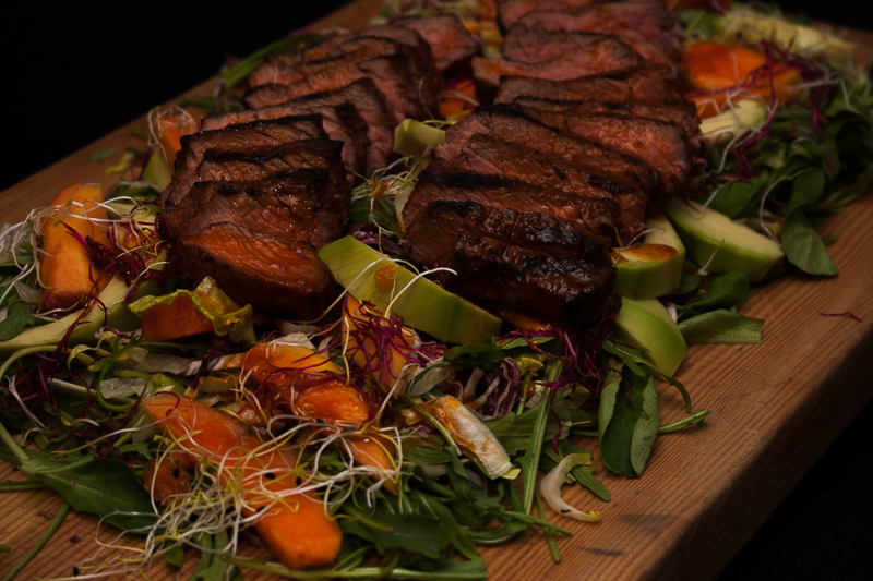 Steak-Salat