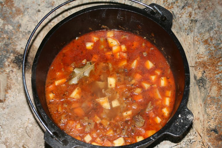 Lammragout mit Nusspesto - Meisenfütterung