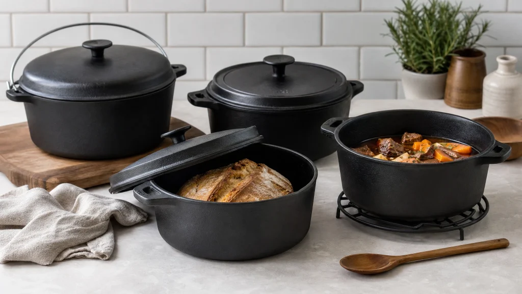 Cocotte en fonte pour débutants : la bonne taille, l’entretien et les premiers plats