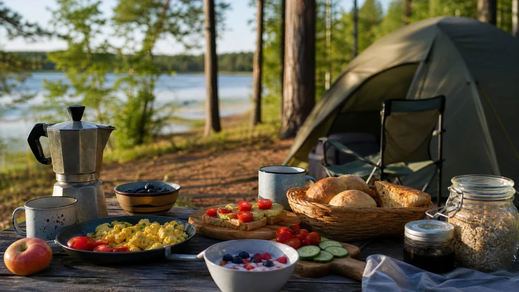 Frühstück vom Campingplatz: 7 einfache Ideen für draußen