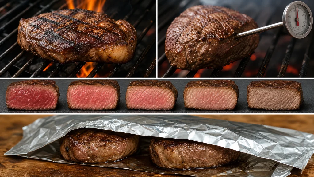 Bien griller un steak : explications sur la température, le niveau de cuisson et le temps de repos