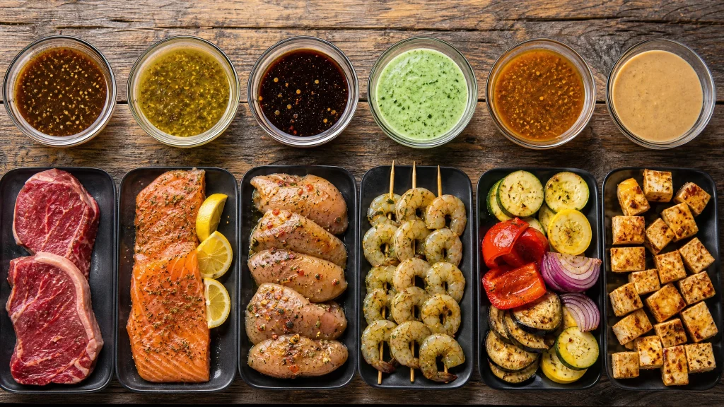 Préparer ses propres marinades : Quelle marinade se marie le mieux avec quels aliments grillés ?