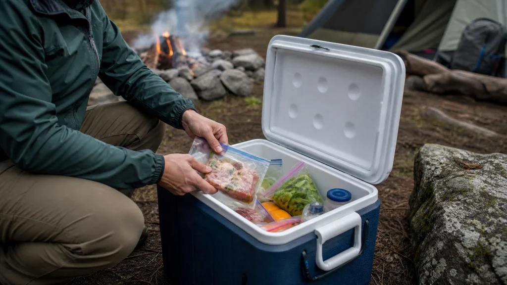 Bien refroidir et conserver les aliments en toute sécurité pendant le camping
